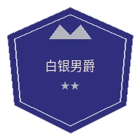 壹号娱乐白银男爵VIP徽章